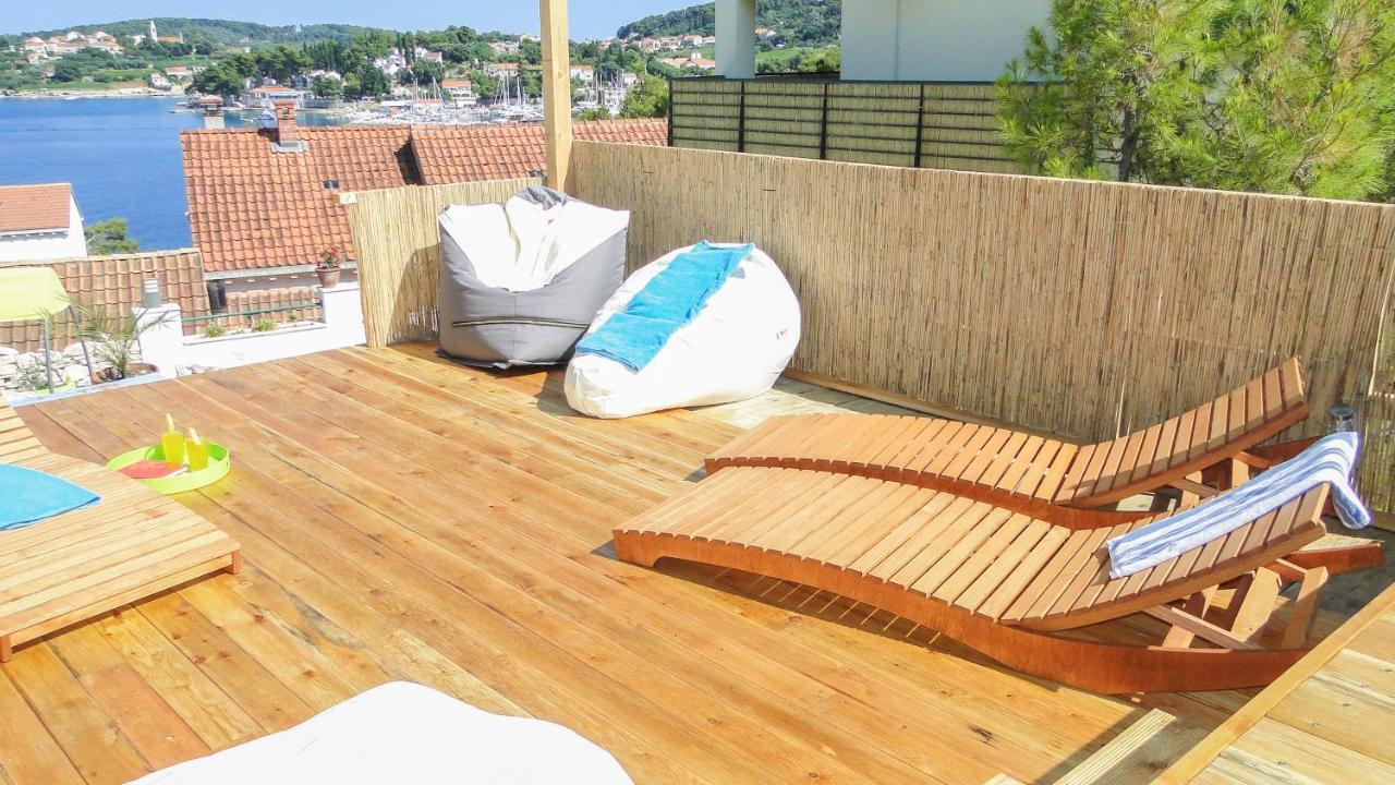Eco Sunshine Apartments Lumbarda Eksteriør bilde